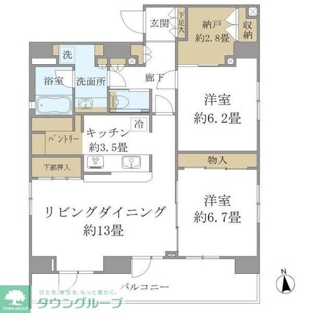 PREMIUM CUBE 上野の物件間取画像